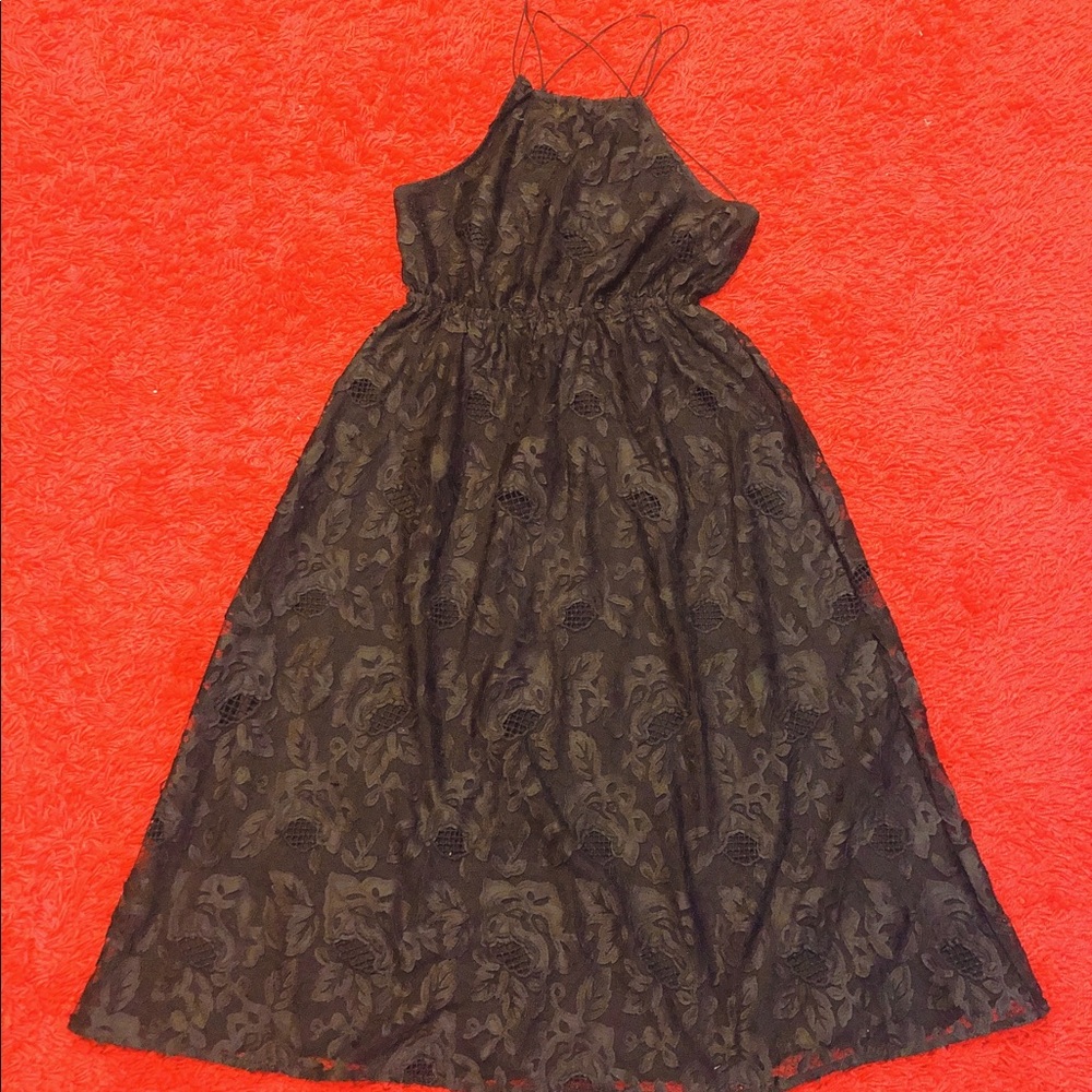 H&M Backless Strap Long A-Line Dress